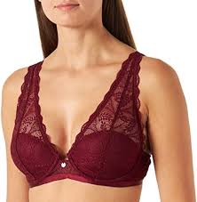 Women'secret Halterneck Bh i Granatröd - 80B
