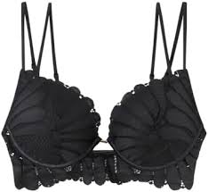 Women'secret Dubbel Spets Push Up BH - Svart