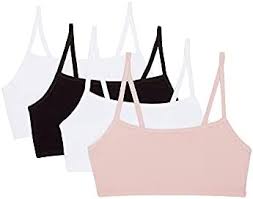 Fruit of the Loom Sport-BH i 4-pack – Blushing Rosa/Vit/Svart