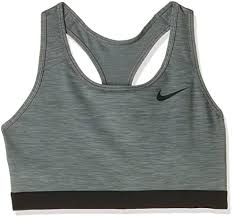 Nike Kvinnors Rökgrå Sportbehå med Medium Stöd