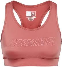 Hummel Dam HMLTE Tola Sport-BH - Vit Ros