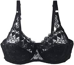 Framknäppt Push-Up Sport-BH i Bomull